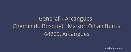 Generali - Arcangues