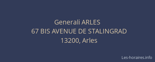 Generali ARLES