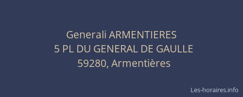 Generali ARMENTIERES