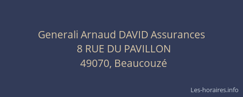 Generali Arnaud DAVID Assurances