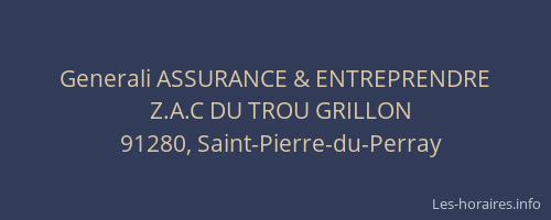 Generali ASSURANCE & ENTREPRENDRE