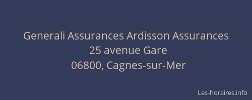 Generali Assurances Ardisson Assurances