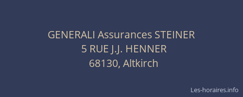 GENERALI Assurances STEINER