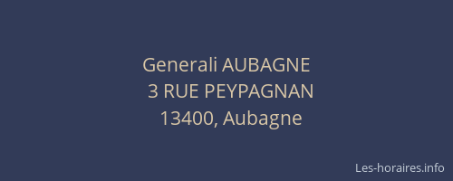 Generali AUBAGNE