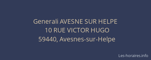 Generali AVESNE SUR HELPE
