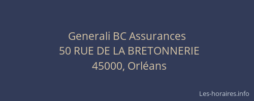 Generali BC Assurances