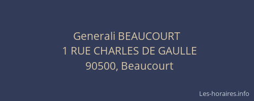 Generali BEAUCOURT