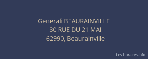 Generali BEAURAINVILLE