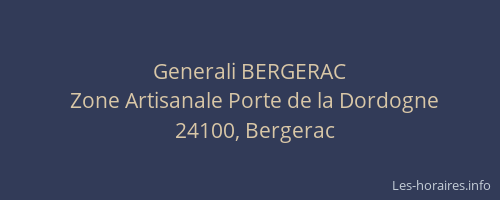 Generali BERGERAC