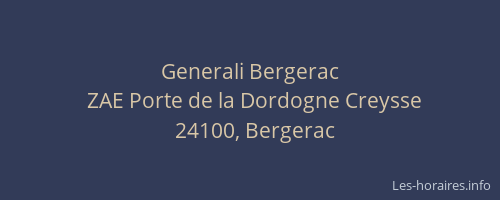 Generali Bergerac