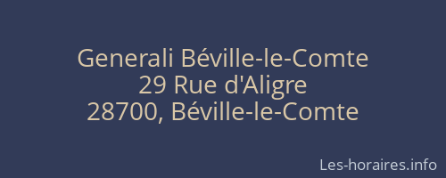 Generali Béville-le-Comte