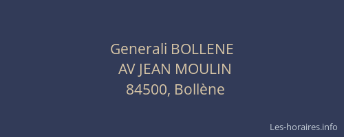 Generali BOLLENE