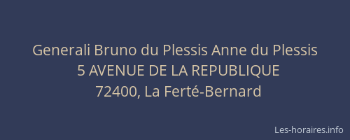 Generali Bruno du Plessis Anne du Plessis