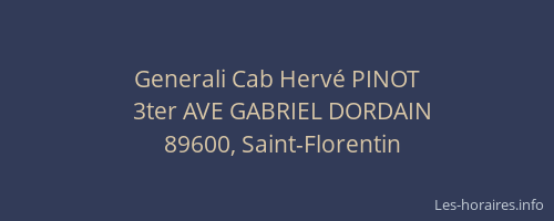 Generali Cab Herv&eacute; PINOT