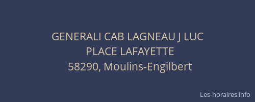 GENERALI CAB LAGNEAU J LUC