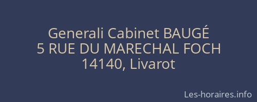Generali Cabinet BAUGÉ