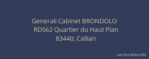 Generali Cabinet BRONDOLO