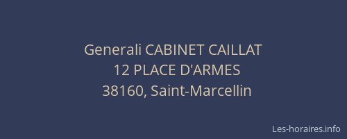 Generali CABINET CAILLAT