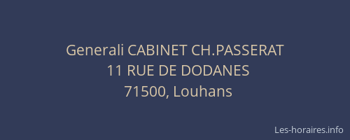 Generali CABINET CH.PASSERAT