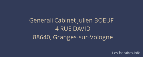 Generali Cabinet Julien BOEUF
