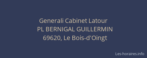 Generali Cabinet Latour