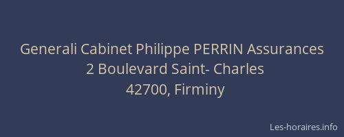 Generali Cabinet Philippe PERRIN Assurances