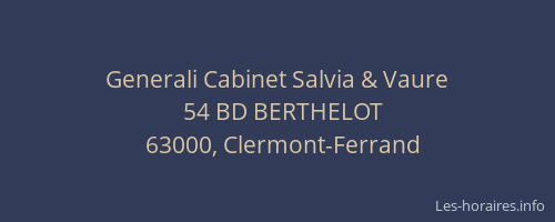 Generali Cabinet Salvia & Vaure