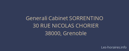 Generali Cabinet SORRENTINO