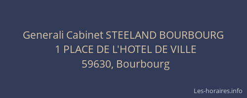 Generali Cabinet STEELAND BOURBOURG