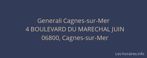 Generali Cagnes-sur-Mer