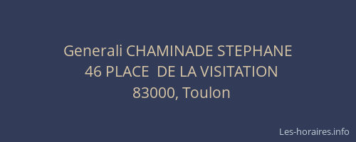 Generali CHAMINADE STEPHANE