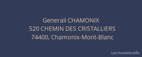 Generali CHAMONIX