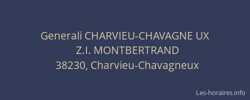 Generali CHARVIEU-CHAVAGNE UX