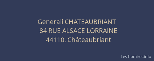 Generali CHATEAUBRIANT