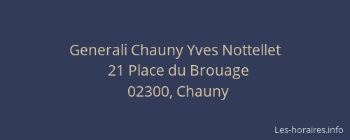Generali Chauny Yves Nottellet