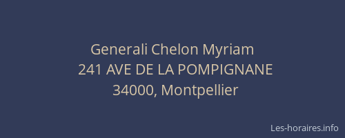 Generali Chelon Myriam
