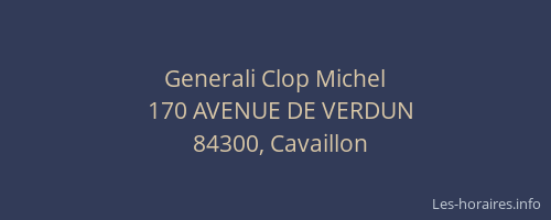 Generali Clop Michel