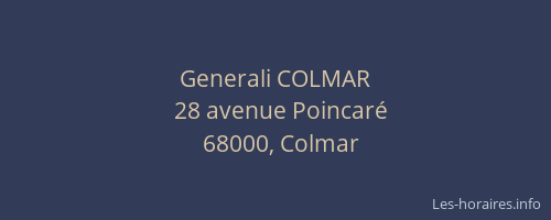 Generali COLMAR
