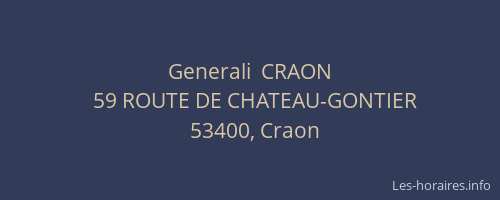 Generali  CRAON