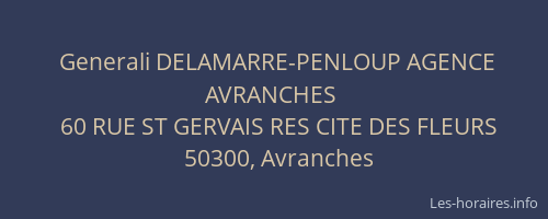 Generali DELAMARRE-PENLOUP AGENCE AVRANCHES