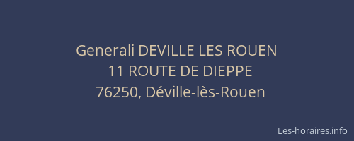 Generali DEVILLE LES ROUEN