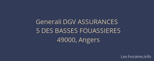 Generali DGV ASSURANCES