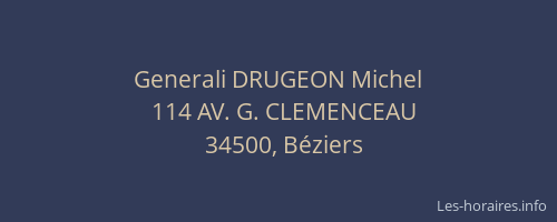 Generali DRUGEON Michel