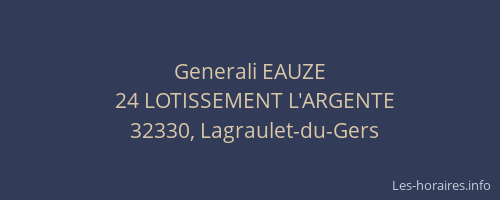 Generali EAUZE