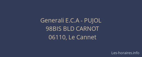 Generali E.C.A - PUJOL