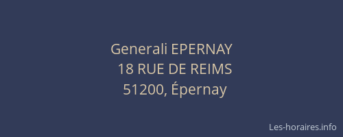 Generali EPERNAY