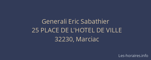 Generali Eric Sabathier
