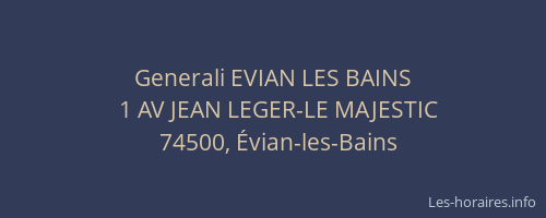 Generali EVIAN LES BAINS