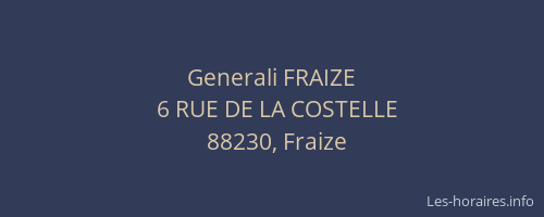 Generali FRAIZE