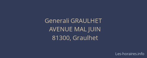 Generali GRAULHET